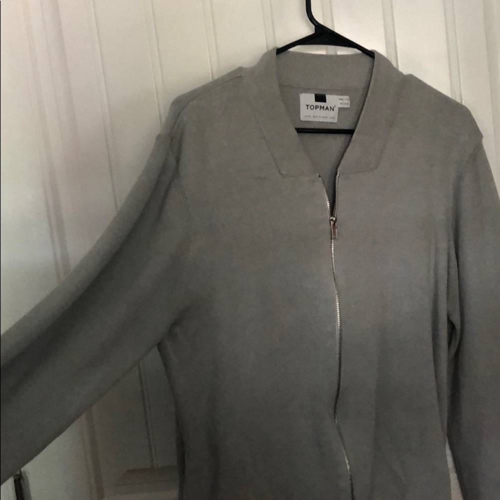 Top Man Gray Bomber jacket